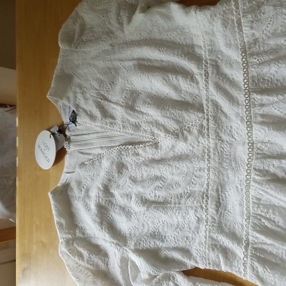 Lost + Wander Love Letters Mini Dress, White, M - Picture 8 of 16